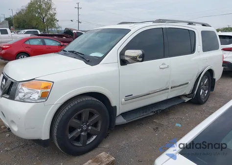 2014 Nissan Armada Platinum from USA, damaged, VIN 5N1BA0NF8EN613797
